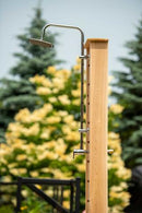 Dundalk White Cedar Outdoor Sierra Pillar Shower (CTC105)