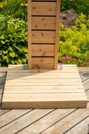 Dundalk White Cedar Outdoor Sierra Pillar Shower (CTC105)