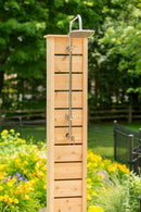 Dundalk White Cedar Outdoor Sierra Pillar Shower (CTC105)