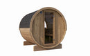Saunalife 4 Person Sauna Barrel With Rear Window SL-MODELE7W