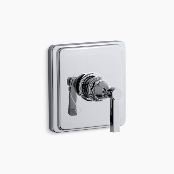 Kohler Pinstripe® Pure Rite Temp® Valve Trim with Lever Handle  K-TS13135-4A-CP