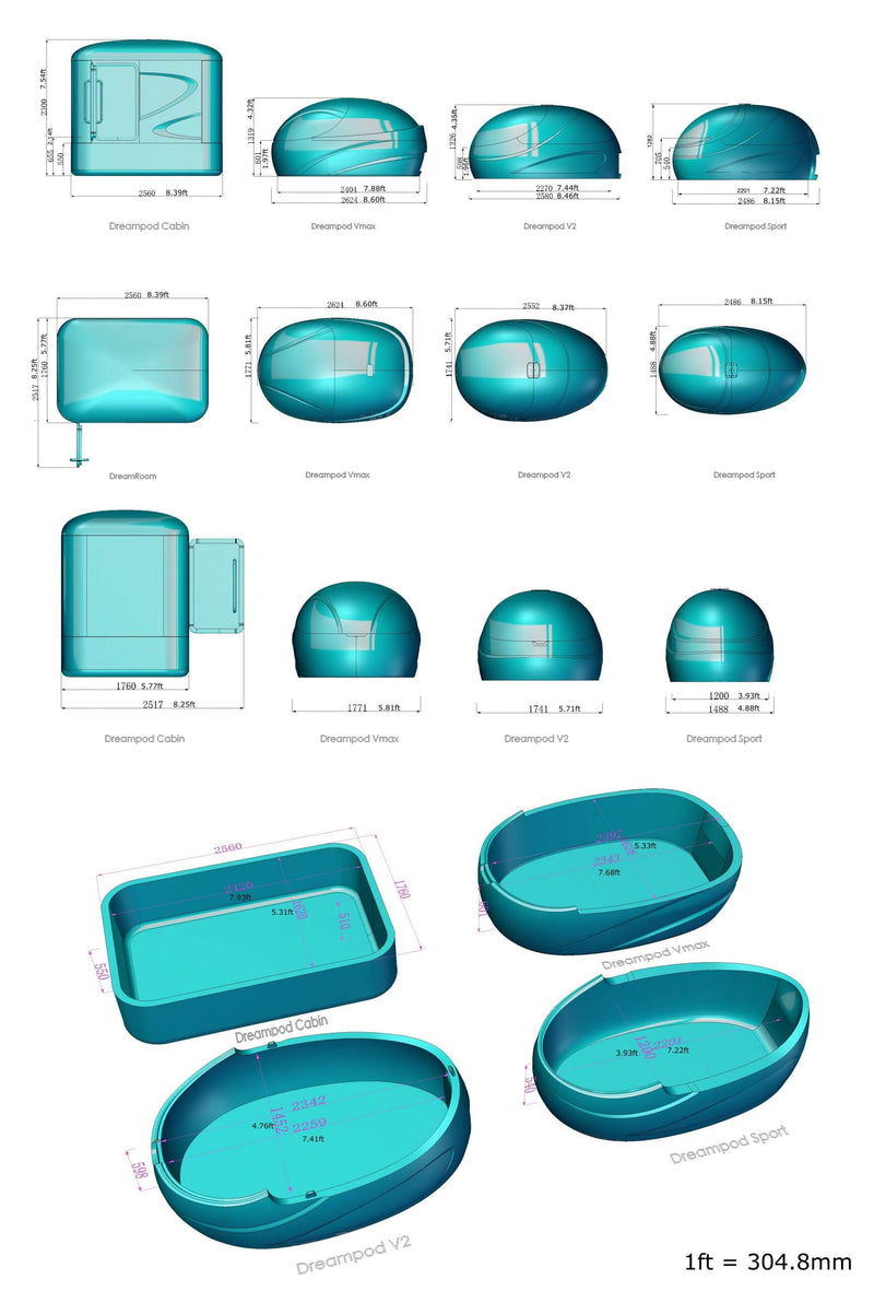 Dreampod Flagship Float Tank Dreampod V2