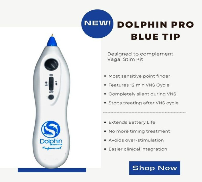 Dolphin Neurostim Professional Blue Tip Single Kit + Vagal Stim Kit