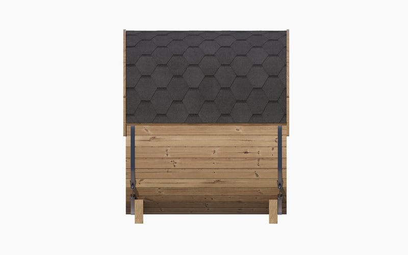 Saunalife 4 Person Sauna Barrel With Rear Window SL-MODELE7W