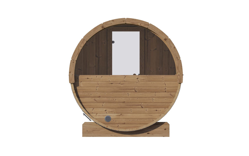 Saunalife 6 Person Sauna Barrel With Rear Window SL-MODELE8W