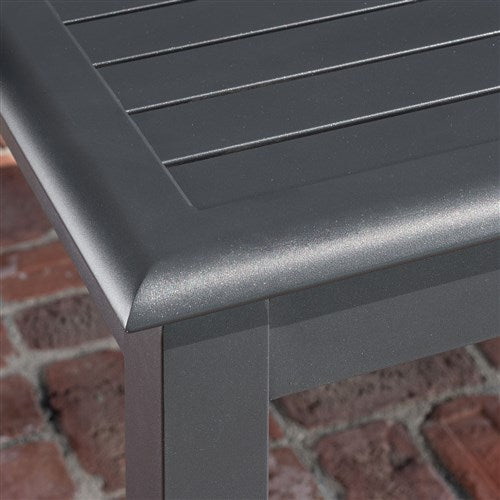Hanover Aluminum Sling Folding Chairs CAMDN11PCFD-GRY
