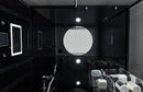 Maya Bath Anzio Steam Shower w/ TV - 57" x 37" x 88" (BLACK)