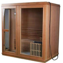 Aleko Canadian Hemlock Indoor Wet Dry Sauna 4.5 kW ETL Certified Heater 4 Person STI4TURKU-AP