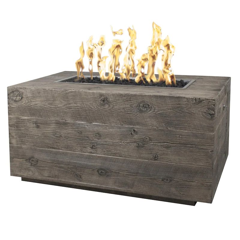 The Outdoor Plus Catalina Wood Grain Fire Pit OPT-CTL48