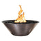 The Outdoor Plus Remi Hammered 13-Inch Copper Fire Bowl OPT-31RCFOM