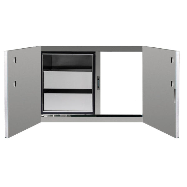 36" 2-Drawer Dry Storage Pantry & Access Door Combo