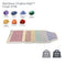 Healthy Line Rainbow Chakra MatTM Chair 5718 Firm Photon PEMF InframMat Pro®