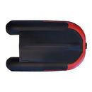 ALEKO Pro Fishing Inflatable Boat with Aluminum Floor - Front Board Holders - 12.5 ft - Red and Black - BTF380RBK-AP