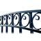 Aleko Steel Dual Swing Driveway Gate - DUBLIN Style - 12 x 6 Feet  DG12DUBD-AP