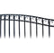 Aleko Steel Dual Swing Driveway Gate - DUBLIN Style - 12 x 6 Feet  DG12DUBD-AP