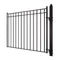 Aleko Steel Dual Swing Driveway Gate - MADRID Style - 18 x 6 Feet DG18MADD-AP