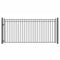 Aleko Steel Single Swing Driveway Gate - MADRID Style - 12 x 6 Feet DG12MADSSW-AP