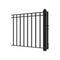 Aleko Steel Single Swing Driveway Gate - MADRID Style - 12 x 6 Feet DG12MADSSW-AP