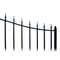 Aleko Steel Single Swing Driveway Gate - MUNICH Style - 12 x 6 Feet DG12MUNSSW-AP