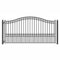 Aleko Steel Single Swing Driveway Gate - PARIS Style - 12 x 6 Feet DG12PARSSW-AP