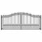 Aleko Steel Dual Swing Driveway Gate - PRAGUE Style - 12 x 6 Feet  DG12PRAD-AP