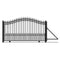 Aleko Steel Sliding Driveway Gate - PRAGUE Style - 12 x 6 Feet DG12PRASSL-AP
