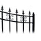 Aleko Steel Single Swing Driveway Gate - ST.PETERSBURG Style - 12 x 6 Feet  DG12SPTSSW-AP