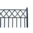 Aleko Steel Dual Swing Driveway Gate - STOCKHOLM Style - 12 x 6 Feet DG12STOD-AP