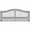 Aleko Steel Dual Swing Driveway Gate - LONDON Style - 14 x 6 Feet  DG14LOND-AP