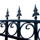 Aleko Steel Dual Swing Driveway Gate - LONDON Style - 14 x 6 Feet  DG14LOND-AP