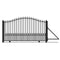 Aleko Steel Sliding Driveway Gate - MUNICH Style - 14 x 6 Feet DG14MUNSSL-AP
