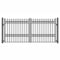 Aleko Steel Dual Swing Driveway Gate - OSLO Style - 14 x 6 Feet DG14OSLD-AP