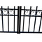 Aleko Steel Dual Swing Driveway Gate - OSLO Style - 14 x 6 Feet DG14OSLD-AP