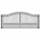 Aleko Steel Dual Swing Driveway Gate - ST.PETERSBURG Style - 14 x 6 Feet DG14STPD-AP