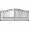Aleko Steel Dual Swing Driveway Gate - ST.PETERSBURG Style - 14 x 6 Feet DG14STPD-AP