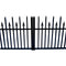 Aleko Steel Dual Swing Driveway Gate - ST.PETERSBURG Style - 14 x 6 Feet DG14STPD-AP