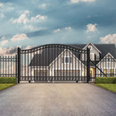 Aleko Slide Steel Driveway Gate - DUBLIN Style - 16 x 6 Feet DG16DUBSSL-AP