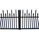 Aleko Steel Dual Swing Driveway Gate - MUNICH Style - 16 x 6 Feet DG16MUND-AP