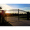 Aleko Steel Dual Swing Driveway Gate - PARIS Style - 16 x 6 Feet DG16PARD-AP