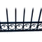 Aleko Steel Single Swing Driveway Gate - DUBLIN Style - 18 x 6 Feet DG18DUBSSW-AP