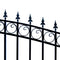 Aleko Steel Single Swing Driveway Gate - LONDON Style - 18 x 6 Feet DG18LONSSW-AP