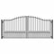 Aleko Steel Dual Swing Driveway Gate - MUNICH Style - 18 x 6 Feet DG18MUND-AP