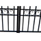 Aleko Steel Dual Swing Driveway Gate - OSLO Style - 18 x 6 Feet DG18OSLD-AP