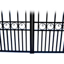 Aleko Steel Dual Swing Driveway Gate - PARIS Style - 18 x 6 Feet DG18PARD-AP