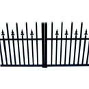 Aleko Steel Dual Swing Driveway Gate - PRAGUE Style - 18 x 6 Feet DG18PRAD-AP