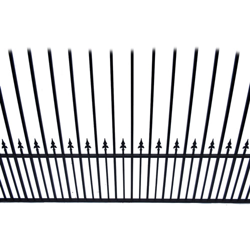 Aleko Steel Single Swing Driveway Gate - PRAGUE Style - 18 x 6 Feet DG18PRASSW-AP