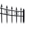 Aleko Steel Single Swing Driveway Gate - ST.PETERSBURG Style - 18 x 6 Feet DG18SPTSSW-AP