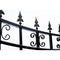 Aleko Steel Dual Swing Driveway Gate - ST.PETERSBURG Style - 18 x 6 Feet DG18STPD-AP