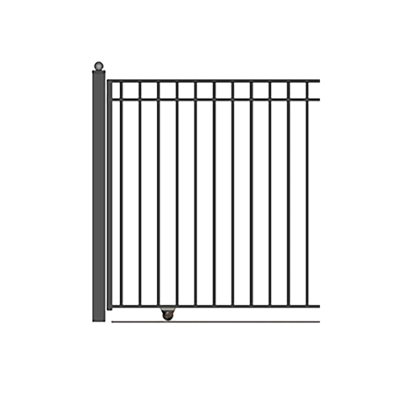 Aleko Steel Sliding Driveway Gate - MADRID Style - 20 x 6 Feet DG20MADSSL-AP