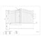 Aleko Steel Dual Swing Driveway Gate with Built-In Pedestrian Door - VIENNA Style - 12 x 7 Feet DGP12VIENNA-AP